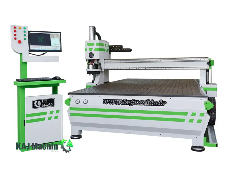 دستگاه سی‌ان‌سی تخت ۳ محور کاج ماشین مدل KM-1328A
